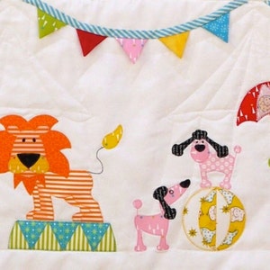 Animal circus applique quilt patterns. Instand download PDF file image 3