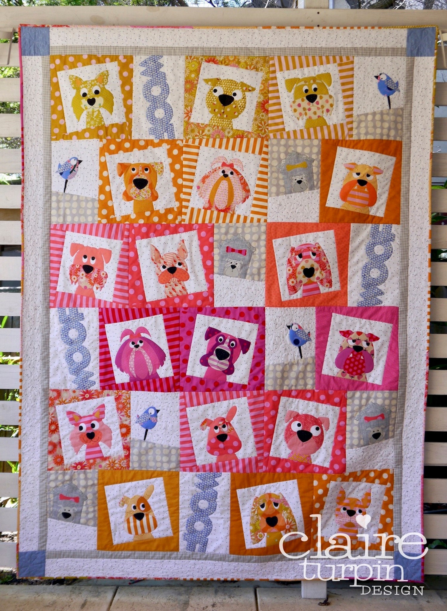 Dogface Applique Quilt Pattern - Etsy
