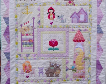 Bedtime Stories Applique Pdf quilt pattern