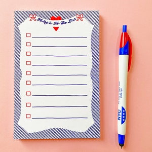 Valentine's Day Gift, To-Do List, Valentine's Day Stationery, Notepad image 2