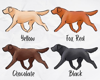 Labrador Retriever Holographic Sticker