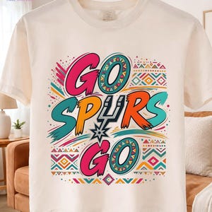 Go Spurs Go PNG, Spurs Playoff Shirt, San Antonio Spurs Basketball pn, Wembanyama Spurs, NBA Basketball Design, Game Day, Digital Downloads