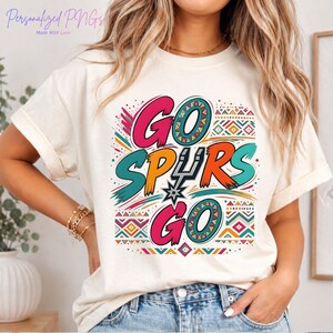 Go Spurs Go PNG, Spurs Playoff Shirt, San Antonio Spurs Basketball pn, Wembanyama Spurs, NBA Basketball Design, Game Day, Digital Downloads