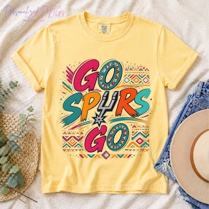 Go Spurs Go PNG, Spurs Playoff Shirt, San Antonio Spurs Basketball pn, Wembanyama Spurs, NBA Basketball Design, Game Day, Digital Downloads