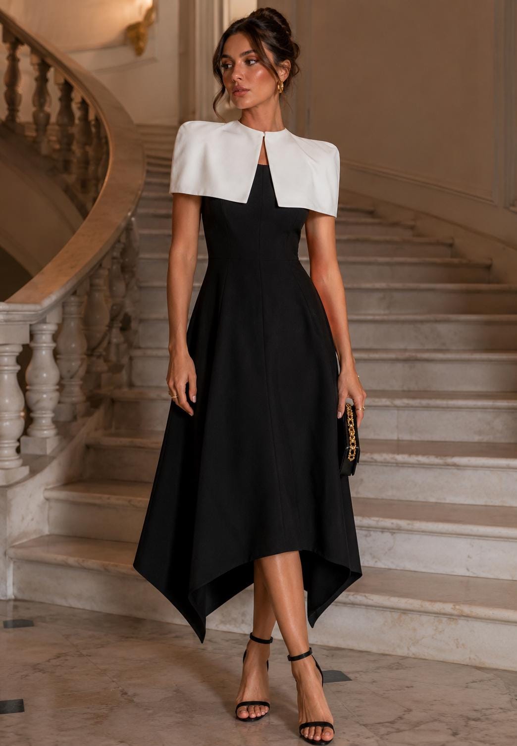 High Collar Gown - Etsy