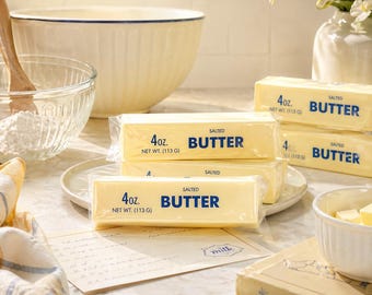 Jouet spongieux en forme de bâton de beurre, jouet de bureau en mousse PU à augmentation lente