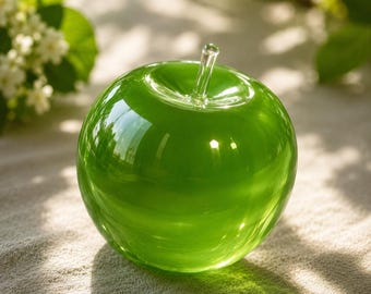 Silicone Apple Squishy Toy, Slow Rising Stress Ball, Anxiety Relief Fidget Item