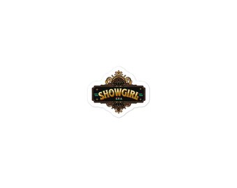 Showgirl Era Kiss-Cut Sticker | TS12 Fan Merch | Swiftie Gift | Laptop Water Bottle Journal Sticker | Life of a Showgirl
