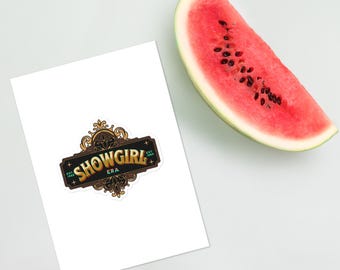 Showgirl Era Sticker Sheet | TS12 Swiftie Gift | Glossy Kiss-Cut Sticker Sheet | Laptop Journal Water Bottle Decal