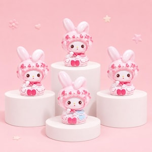 46枚のかわいいピンクのステッカーセット、かわいい女の子のピンクの
