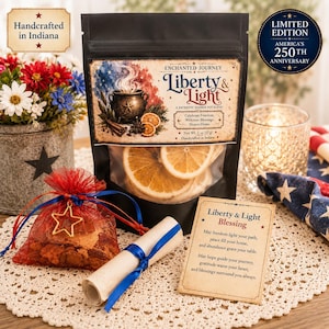 Liberty & Light Simmer Pot Kit, Comemorating America's 250th Anniversary, Limited Edition