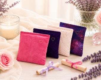 Custom Dream Sachet with Charged Crystal or Charm – Scented Fabric Pouch