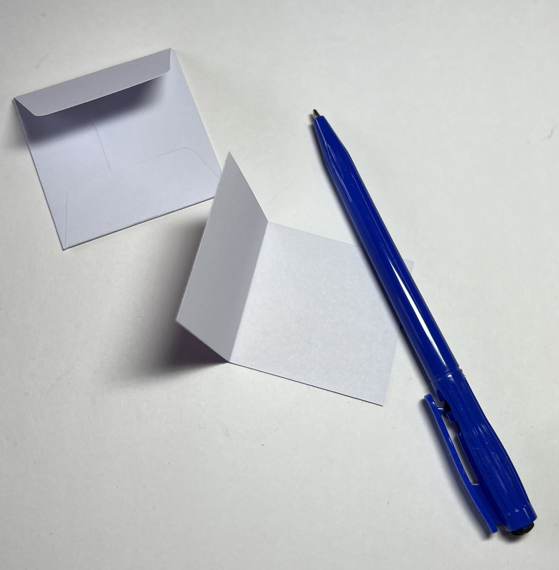 TINY NOTES - 1.75" Mini Teeny Tiny Colorful Folded Square Cards ...