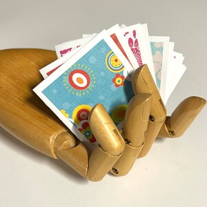 Assortiment de mini CARTES D'OBSERVATIONS - Petits billets pliés carrés de 2 po. Assortiment coloré Notes vierges Petites cartes-cadeaux de remerciement Messages toutes occasions