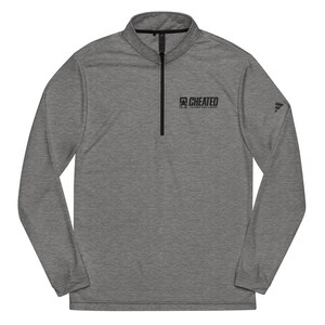 CHEATED Performance Quarter-Zip Long Sleeve Pullover