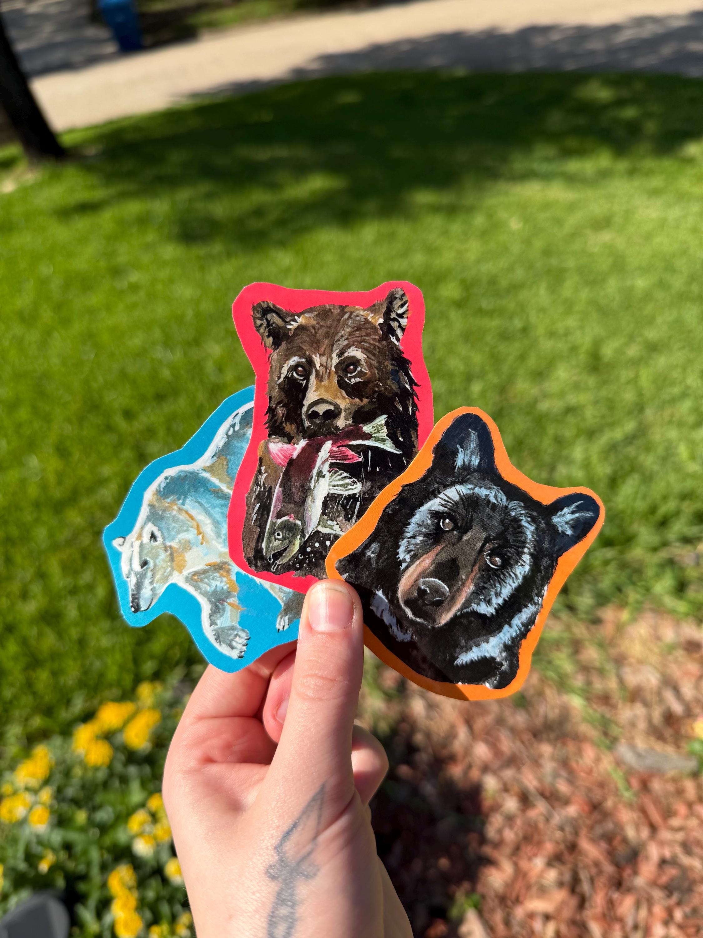 Bear Sticker Pack - Etsy