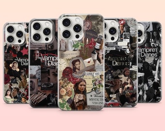 Funda para teléfono de la serie de televisión Vampire Diaries, Drácula, para iPhone 17e, 16, 15, 14, 13, 12, Samsung S25, S24, S23, S22, A16, A26, Pixel 10, 9Pro