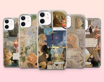 Throne of Glass Phone Case Bookish Fireheart Cover for iPhone 17e, 16, 15, 14, 13, 12, Samsung S25, S24, S23, S22, A16, A26, Pixel 10, 9Pro