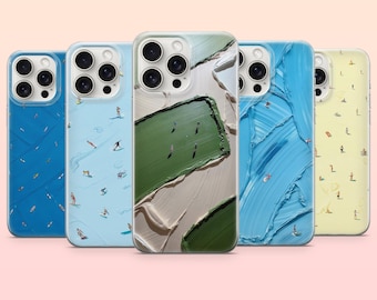Funda para teléfono Werner Bronkhorst con diseño abstracto de bellas artes para iPhone 17e, 16, 15, 14, 13, 12, Samsung S25, S24, S23, S22, A16, A26, Pixel 10, 9A