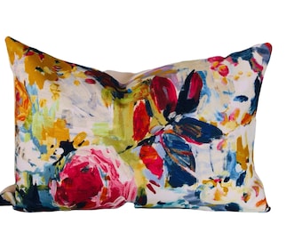Pillow,throw pillow,pillow cover,cushion,decorative pillow,Swavelle glenburn peony,accent pillow,floral pillow