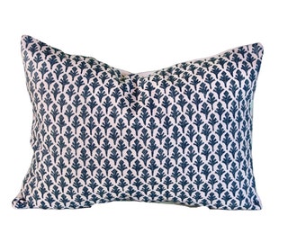 Blue floral Pillow cover,throw pillow,pillow cover,decorative pillow,lacefield pounce blue ridge print,accent pillow,floral pillow