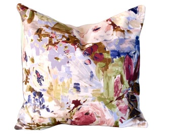 Pillow,throw pillow,pillow cover,cushion,decorative pillow,Swavelle glenburn smokey quartz,accent pillow,floral