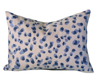 Pillow,throw pillow,pillow cover,cushion,decorative pillow,Mira blue,accent pillow,dots pillow