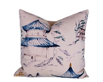 Chinoiserie Pillow cover,throw pillow,pillow cover,decorative pillow,accent  pillow cover,Europatex master piece pillow