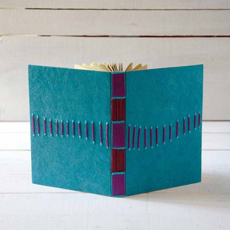 Hand stitched books coptic bound notebook sketchbook or Etsy