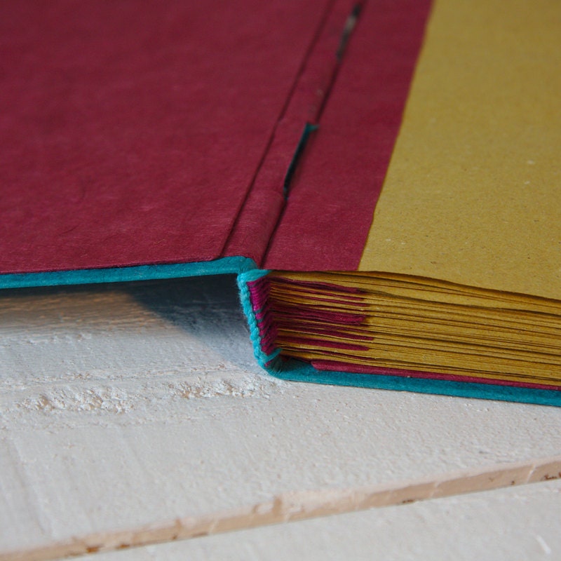 Hand stitched books coptic bound notebook sketchbook or Etsy