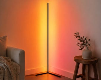 Lampada da terra angolare RGB, luce ambientale a LED da 60 pollici