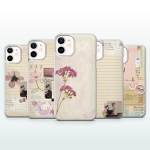 Rosa nejlika-telefonskal med blommönster till iPhone 17Pro, 16, 15, 14, 13, 12, Samsung S25, S24, S23Fe, S22, A16, A56, Pixel 10, 9Pro.