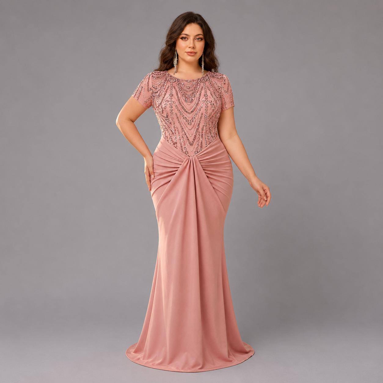 Dusty Rose Formal Dress - Etsy