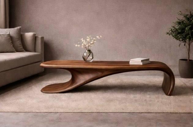 Organic low coffee table - Etsy 日本