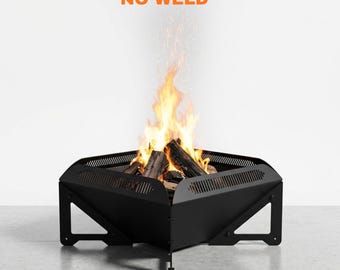 Bolt-Together Fire Pit DXF File, Weld-Free DIY Design (2mm) (Digital Download)