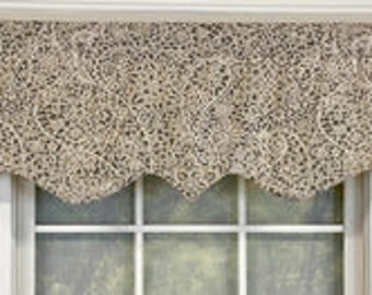 Paisley stone regal valance