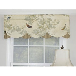 Aviary ,windsong petticoat valance in ivory