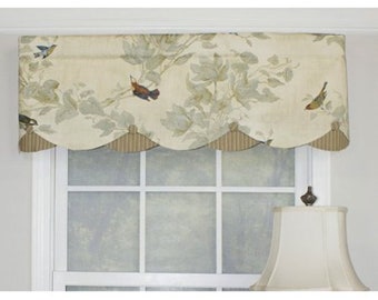 Aviary ,windsong petticoat valance in ivory