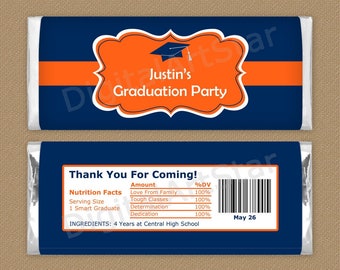 Graduation Candy Bar Wrapper Template, High School Graduation Candy Wrappers, 2024 Graduation Party Favors, College Graduation Favors G1