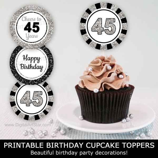 45th Birthday Cake - Etsy