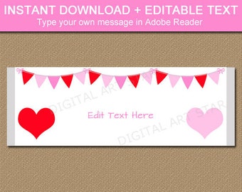 Valentine Candy Wrapper, Valentines Day Candy Bar Wrapper, Printable Candy Wrappers, Chocolate Wrapper, Valentine Party Favors for Adults V4