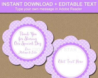 purple gift tags etsy