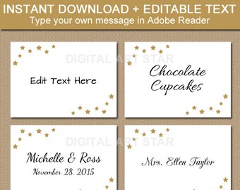 printable christmas labels tent cards holiday place cards etsy