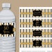 50th Anniversary Water Bottle Labels Instant Download, Golden ...