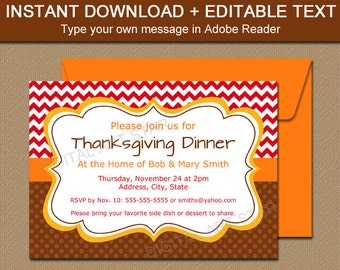 Thanksgiving Invitation Template - Thanksgiving Birthday Invites Fall Birthday Invitations Autumn Baby Shower Invitation Party Printable T1