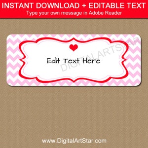 Valentines Day Return Address Labels Printable Valentine Address Labels ...