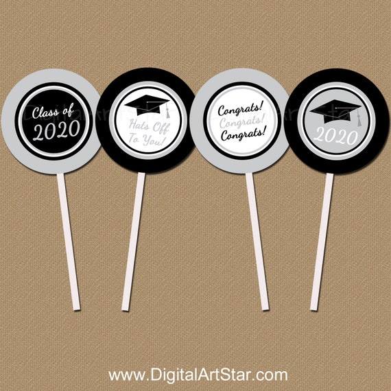 graduation party decorations graduation cupcake toppers