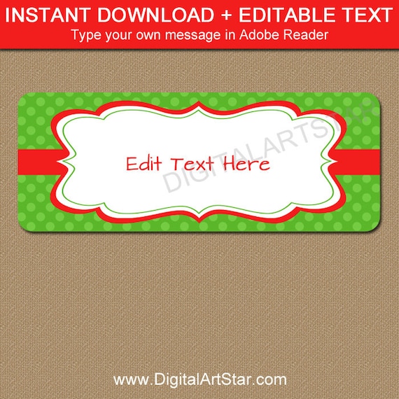 Christmas Return Address Labels Template from i.etsystatic.com