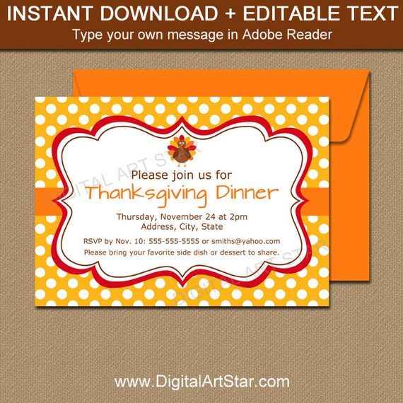 thanksgiving invitation editable thanksgiving invites downloadable thanksgiving images