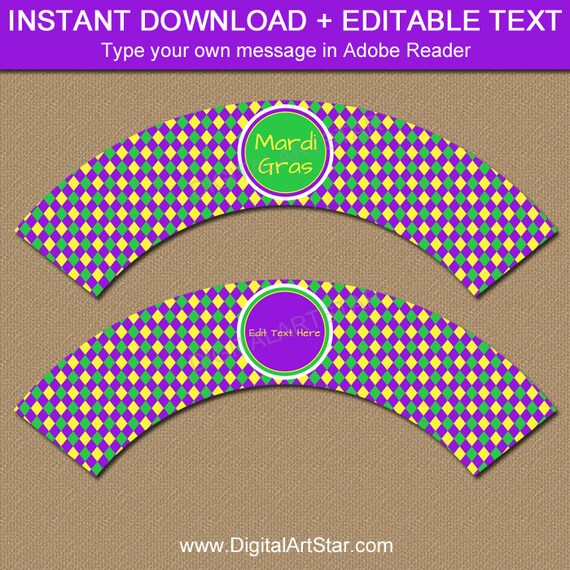mardi gras cupcake wrappers cupcake wrapper template mardi gras cupcake wrapper template